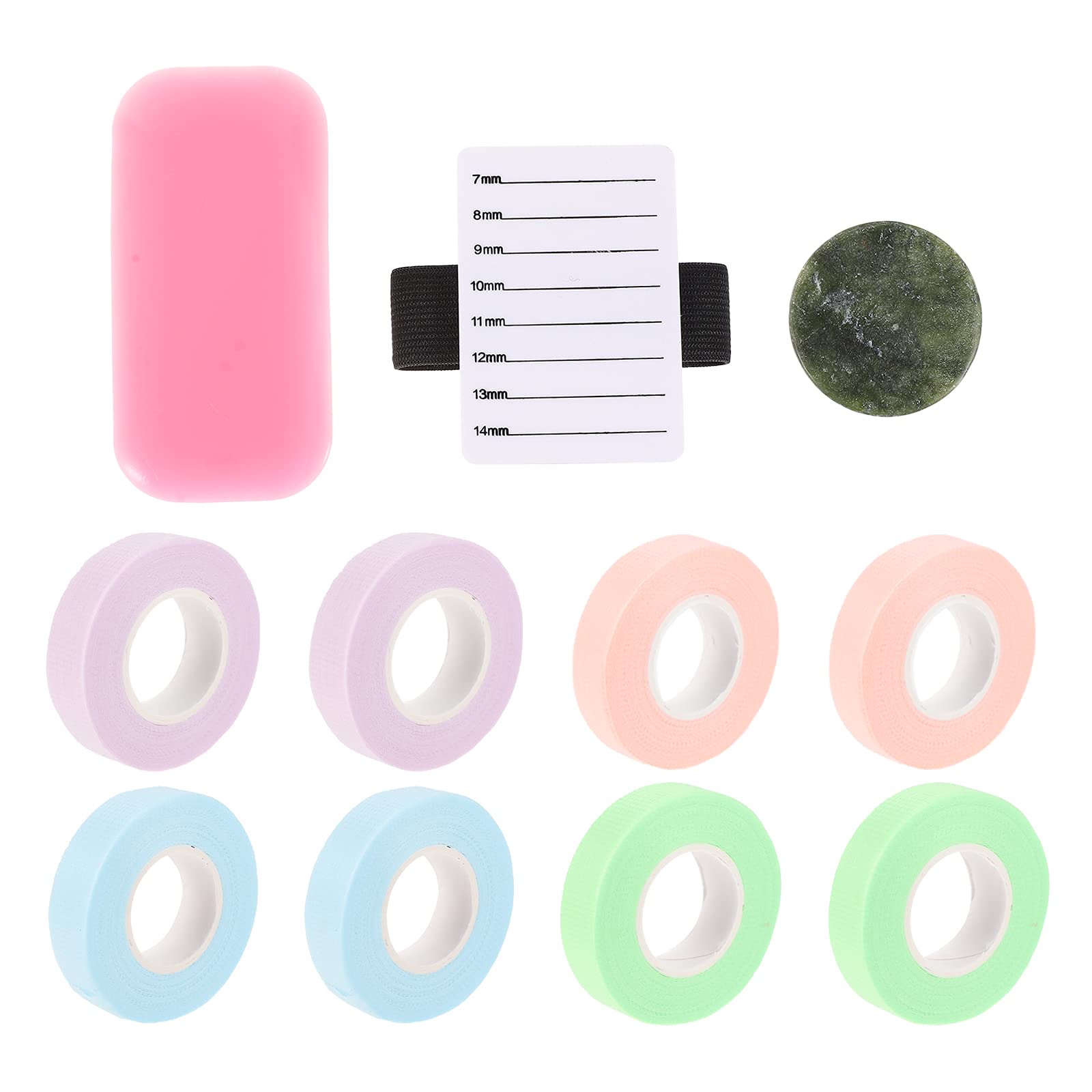 11-Piece Eyelash Extension Tool Kit - Professional Lash Tapes, Foam Tape, Under Eye Pads & Microfiber Tapes for False Eyelash Application - Perfect for Salon, Spa & DIY Home Makeup