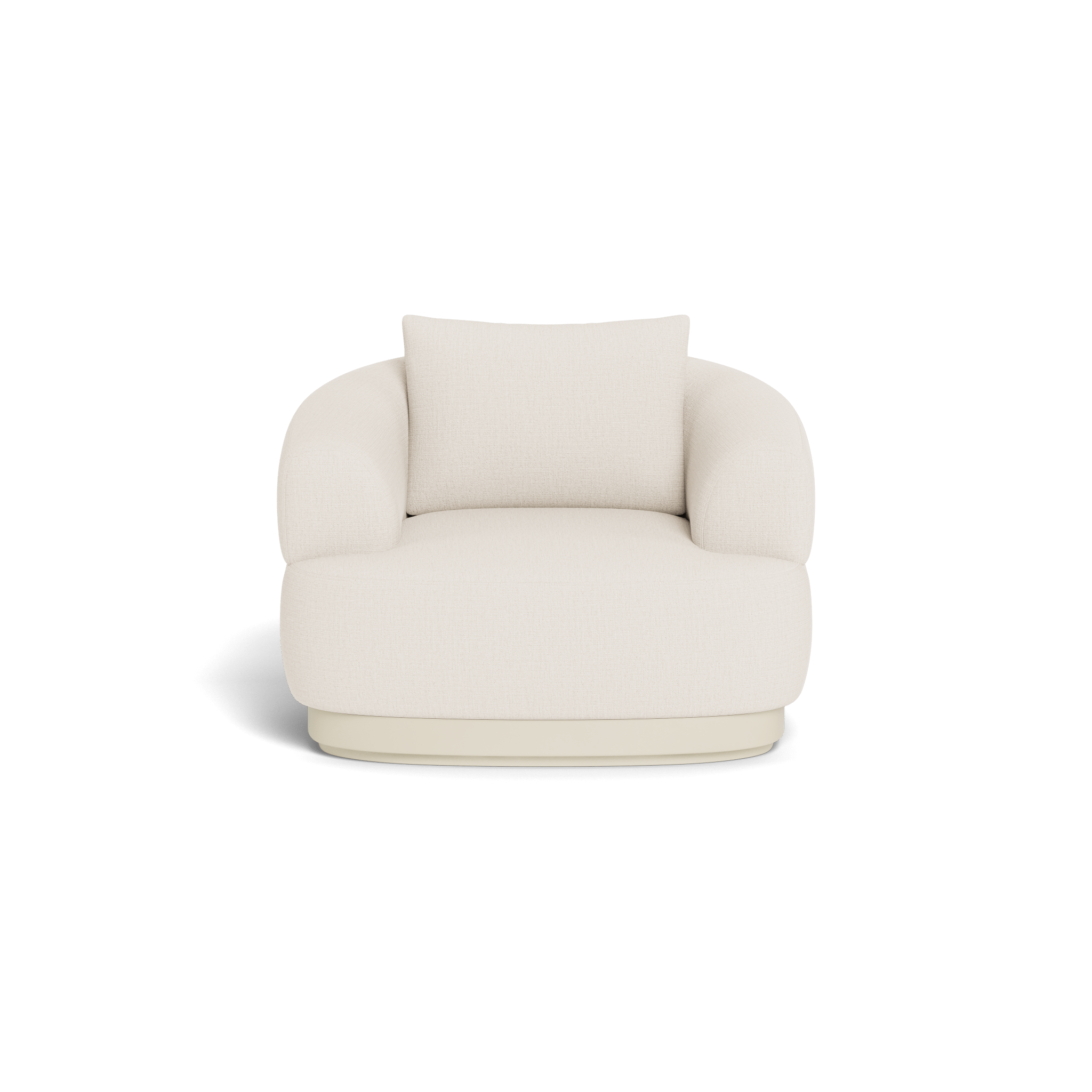 Amalfi Lounge Chair - Modern Comfortable Accent Chair for Living Room, Bedroom & Patio - Stylish Upholstered Armchair with Solid Wood Frame - Perfect for Relaxing, Reading & Lounging