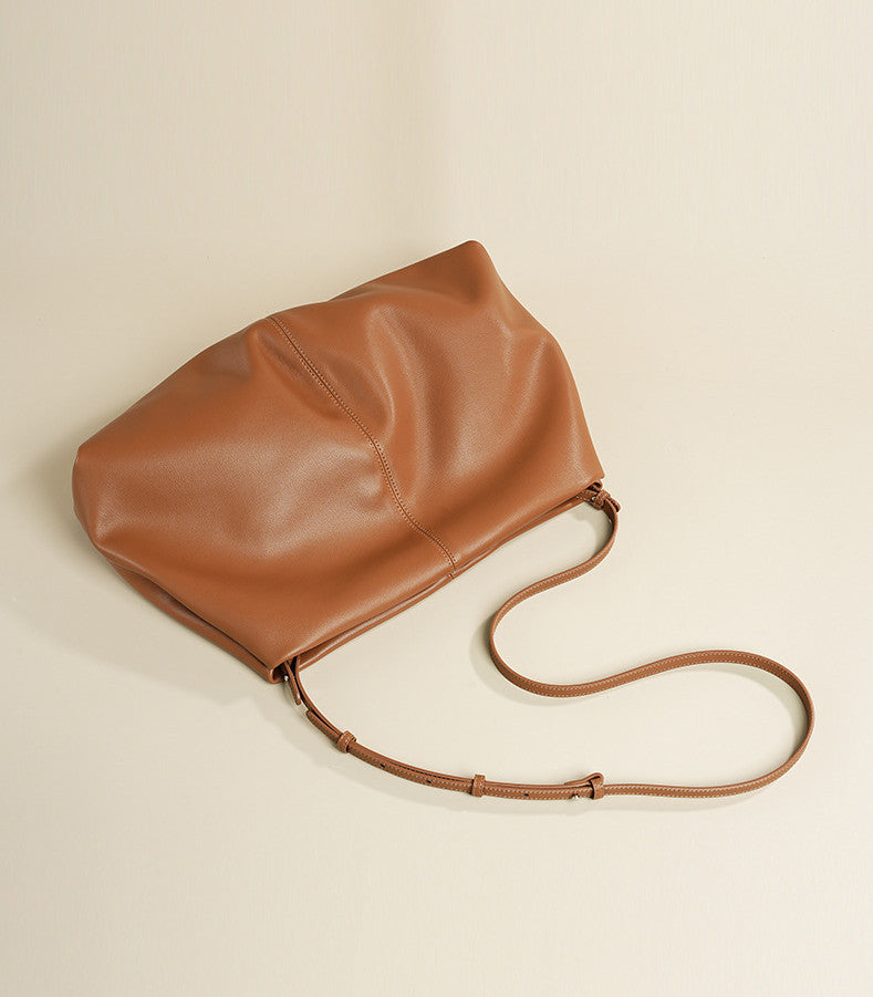 Premium Spacious Leather Shoulder Bag for Women - Stylish Crossbody Purse with Multiple Pockets - Perfect for Work, Travel & Everyday Use