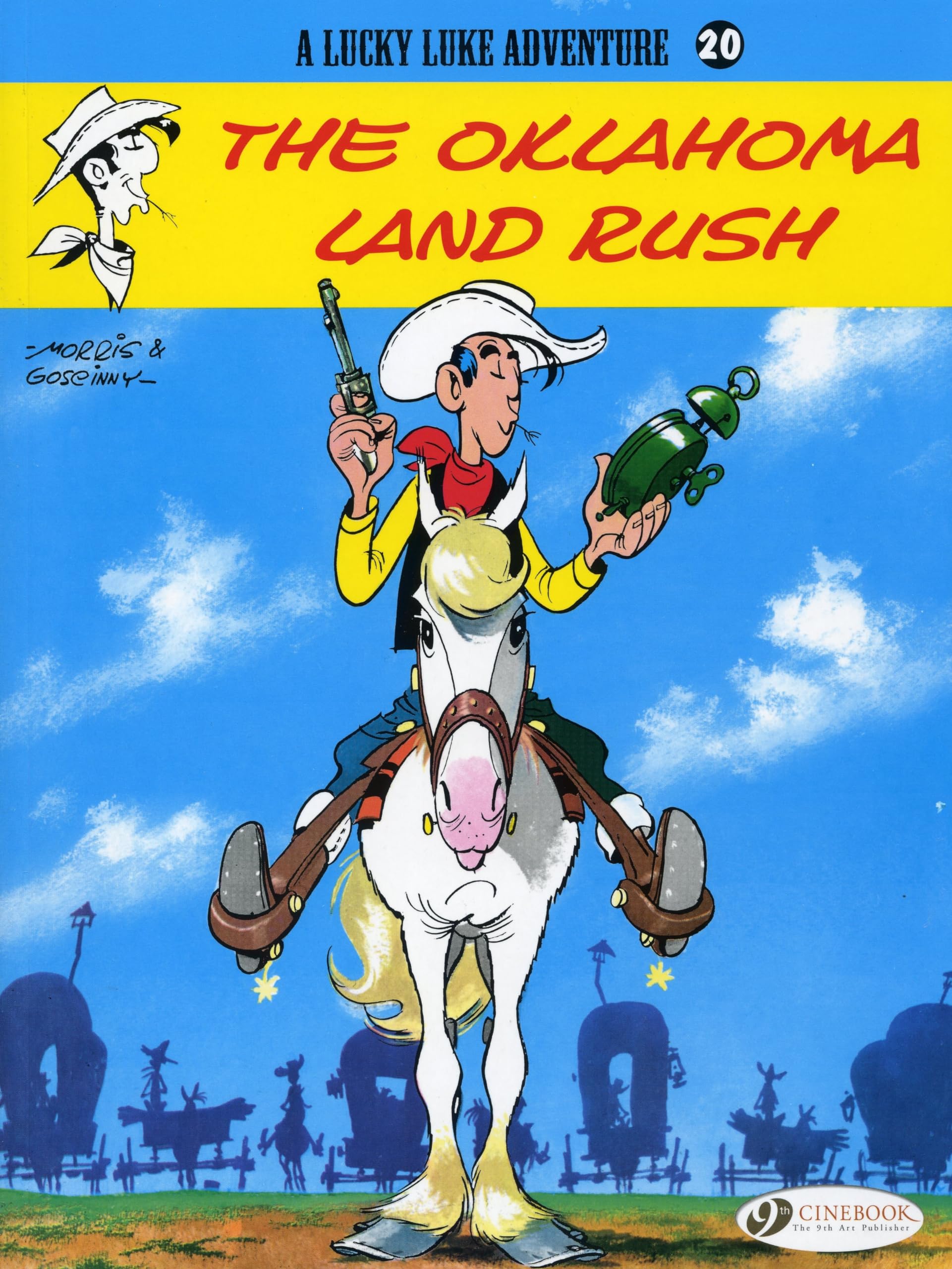 Lucky Luke: The Oklahoma Land Rush - Classic Western Comic Adventure for Collectors & Fans | Perfect for Gifts, Reading & Display