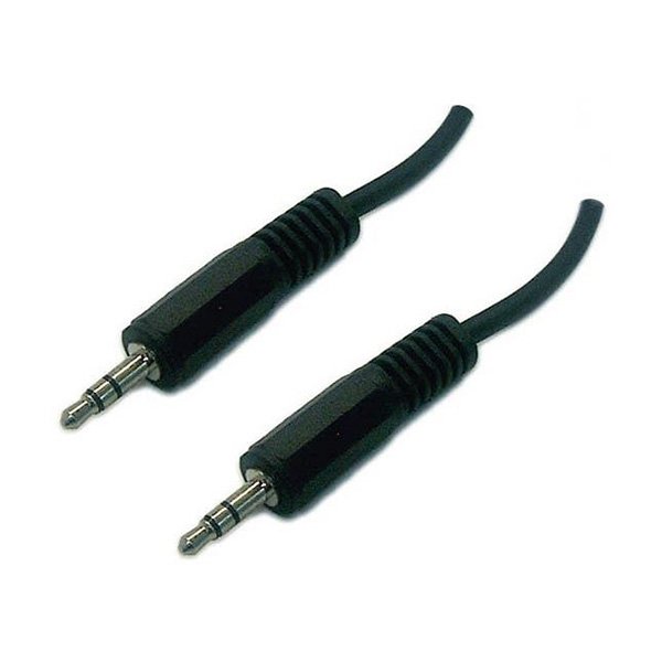 Premium 3.5mm Male to Male Stereo Audio Cable - 2M/6.6ft Gold-Plated Connectors for Headphones, Speakers, Home Theater & Gaming Setup