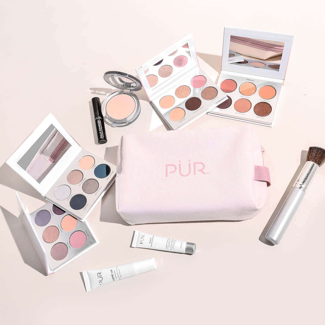 Eco-Friendly PUR Sustainable Cosmetic Bag for Travel & Daily Use | Waterproof Makeup Organizer | Vegan & Cruelty-Free Beauty Accessories