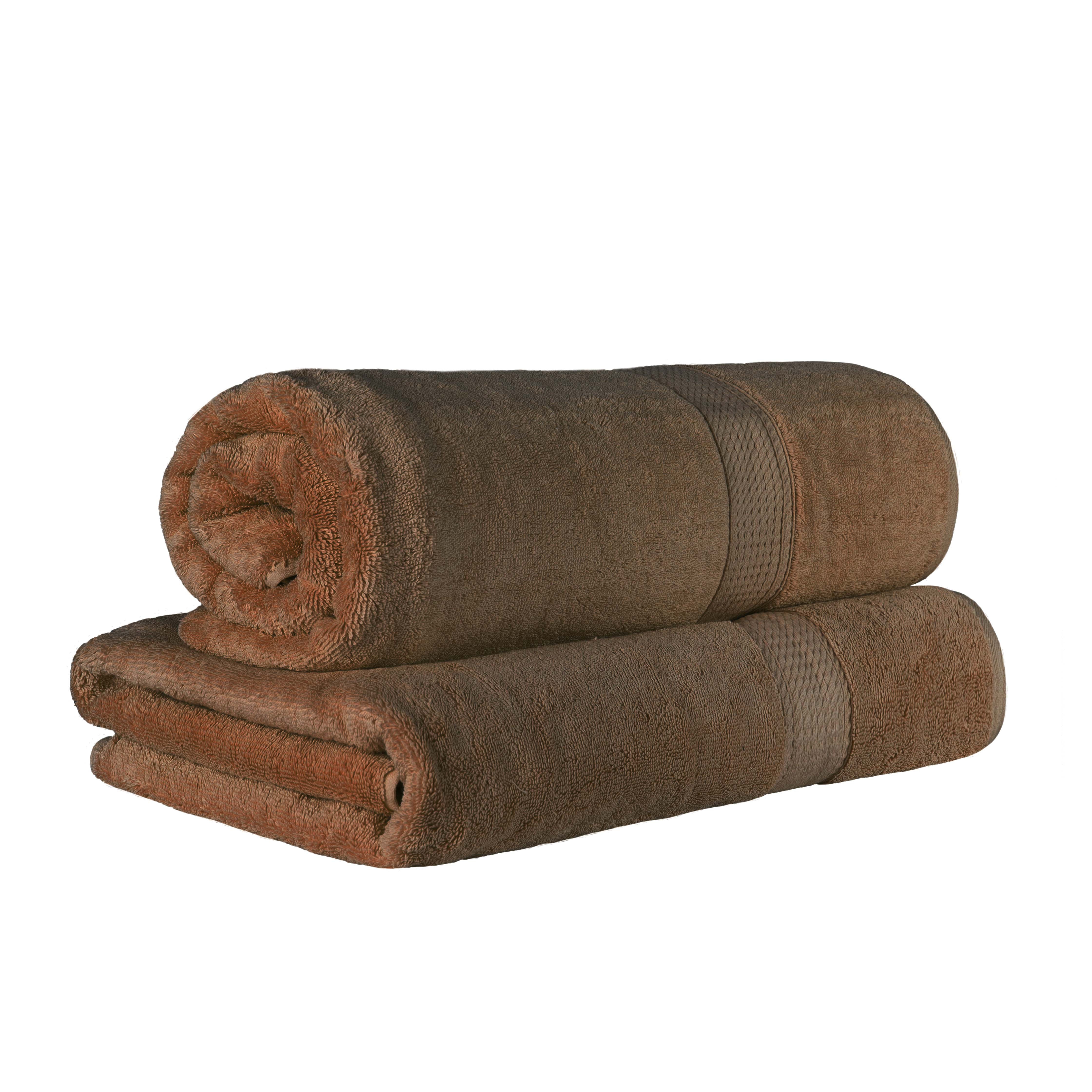 Premium 100% Egyptian Cotton Bath Sheet Set of 2 - Ultra Soft, Absorbent & Quick-Drying Luxury Towels for Spa, Hotel & Home Use