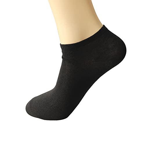 **Breathable Ankle Socks for Men & Women - Non-Slip No-Show Low Cut Socks - Polyester Cotton Blend - Perfect for Running, Workouts & Casual Wear**