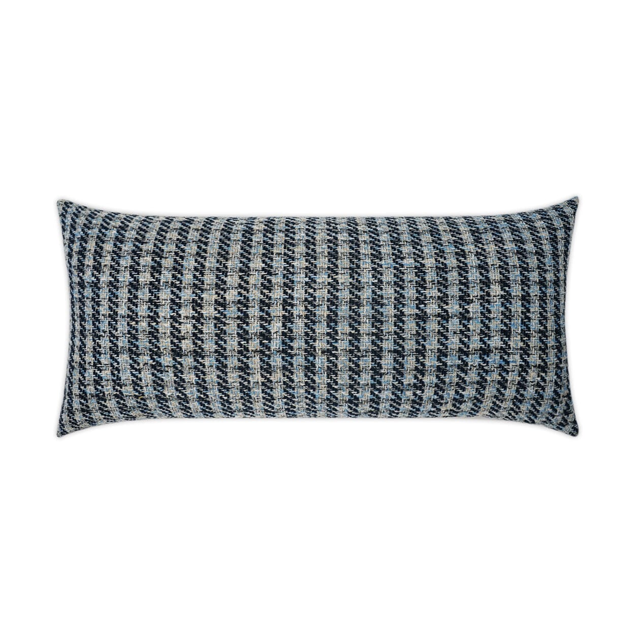 D.V. Kap 12x24 Outdoor Lumbar Pillow - Waterproof & Fade Resistant Cushion for Patio Furniture, Porch Swing, Garden Bench - Maxim Indigo Blue Decorative Throw Pillow for Back Support & Comfort