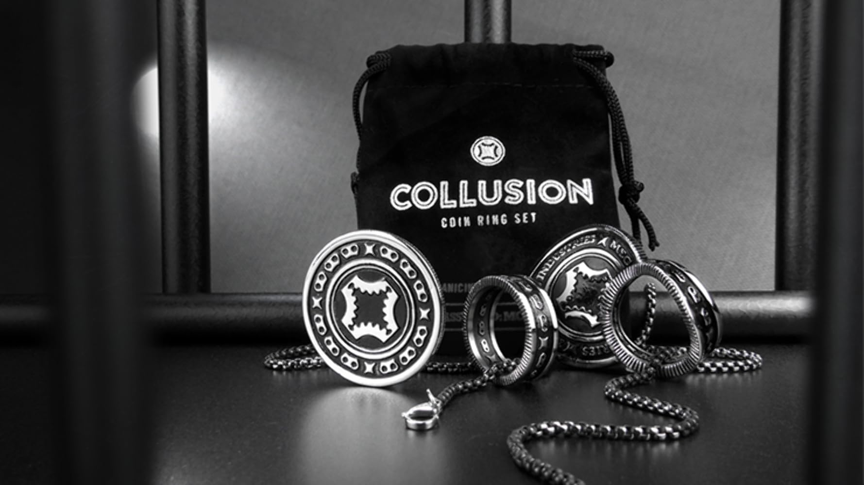 Murphy's Magic Supplies Collusion Complete Set (Large) by Mechanic Industries - Professional Street Magic Trick Kit for Close-Up Performances & Stage Shows