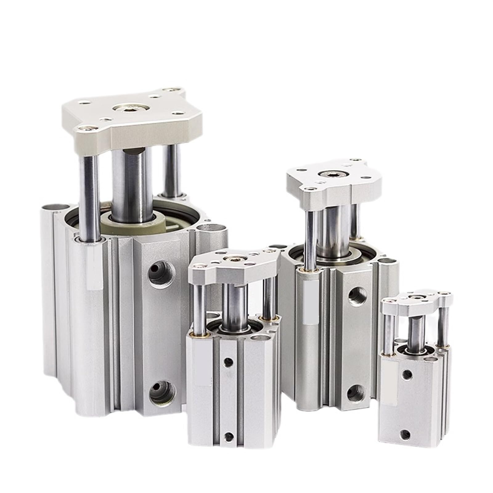 SMC CQMB Series Compact Double Acting Guide Rod Cylinder with Magnet - CQMB12-5, CQMB16-10, CQMB20-10 (10mm Stroke, 20mm Size) - Ideal for Automation, Robotics & Industrial Machinery