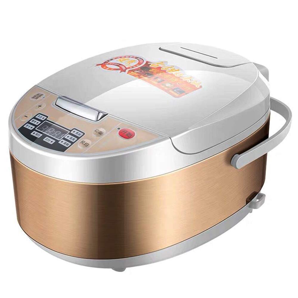TQMB 5L Digital Rice Cooker & Food Steamer - Programmable Multi-Cooker with Low Sugar Cooking, Stainless Steel Pot, Steam Basket & Keep Warm Function - Perfect for Healthy Meals, Meal Prep & Family Cooking