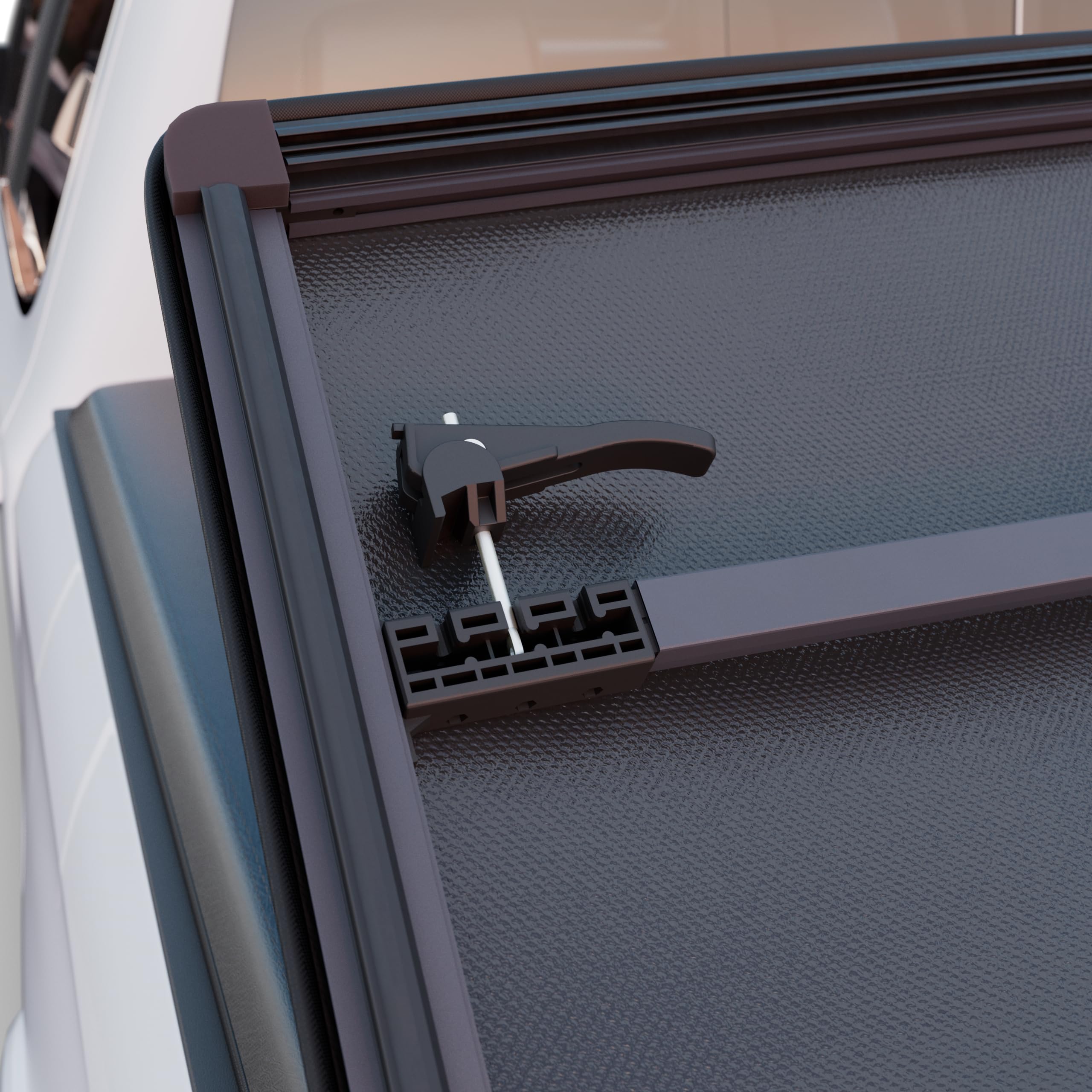 SC3 Soft Folding Truck Bed Tonneau Cover for 2014-2021 Toyota Tundra 5.6 ft Bed | Waterproof & Durable | Easy Installation with Utility Brackets | Model 20-7725 | Perfect for Hauling Gear & Outdoor Adventures