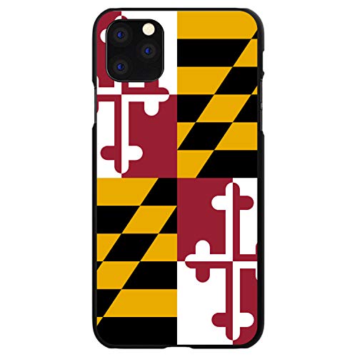 Maryland State Flag On Black Case