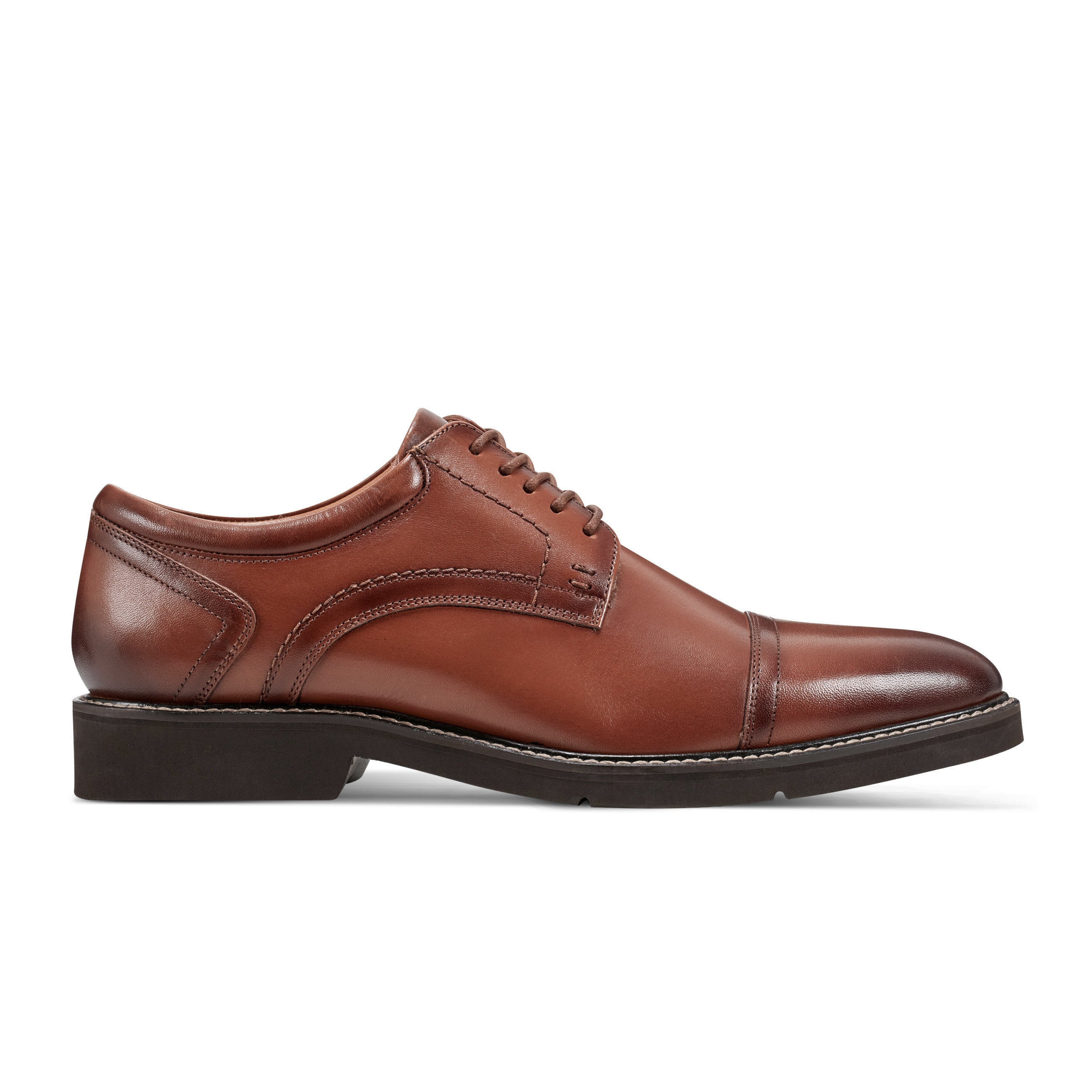 Men's Findlay Dress Lace Up Almond Toe Oxford Shoes - Formal Business & Wedding Attire for Professional Office Wear
