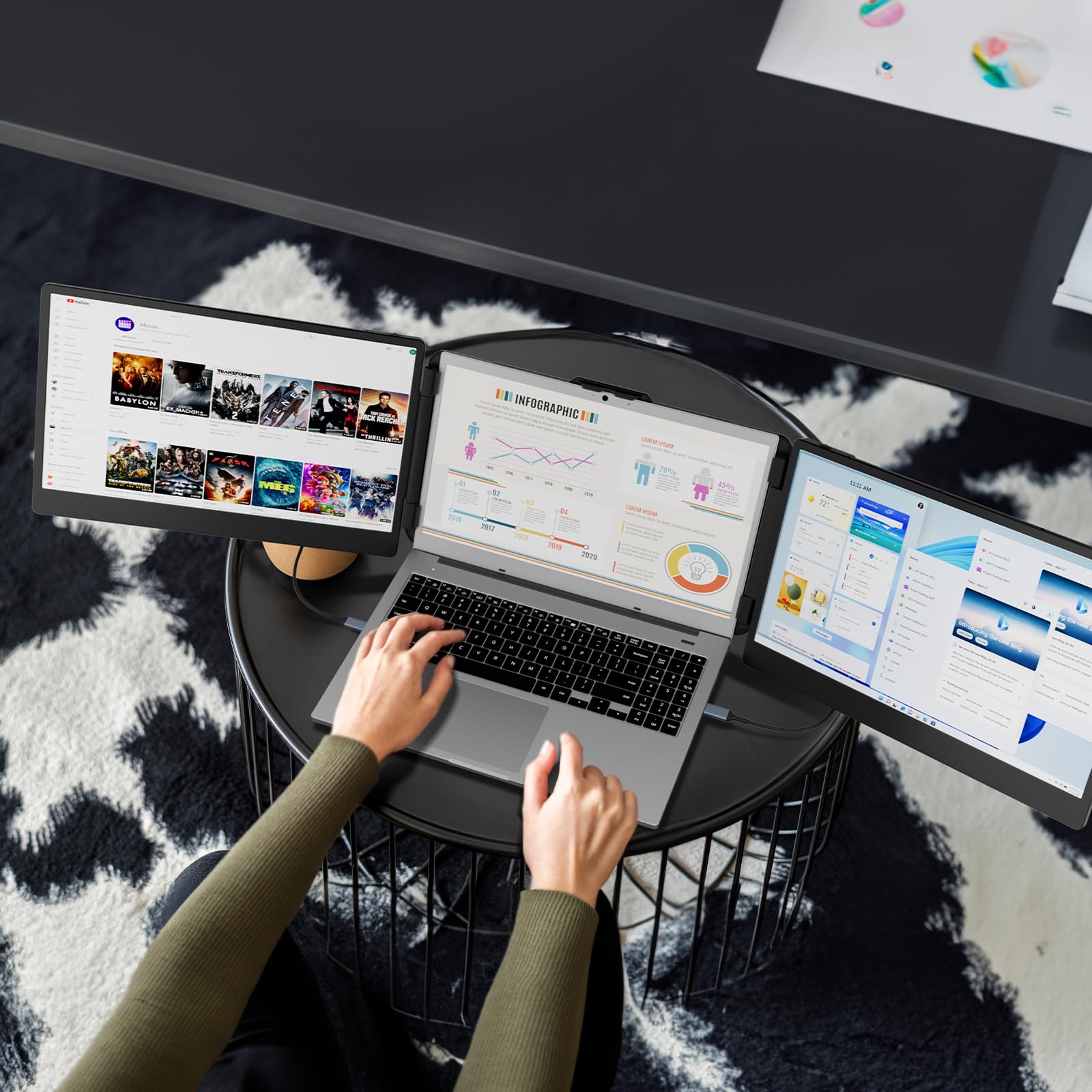 KEFEYA Portable Laptop Monitor 14