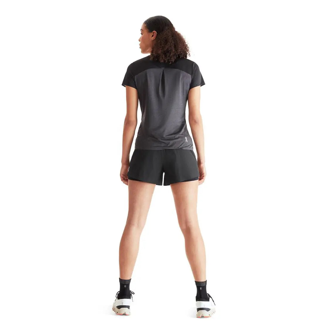 Women's On Running OAC Running Shorts - Lightweight, Breathable & Quick-Dry - Perfect for Jogging, Gym Workouts & Outdoor Activities (Black)