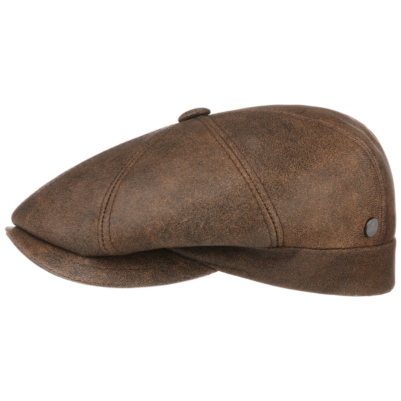 Lierys Men's Classic Nappa Leather Flat Cap - Vintage Style Driver Hat for Casual & Formal Wear - Perfect for Outdoor Activities, Travel, and Daily Fashion