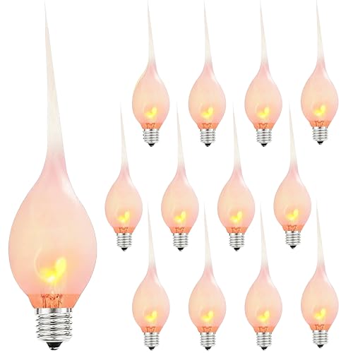 C7 Silicone Flame Light Bulb