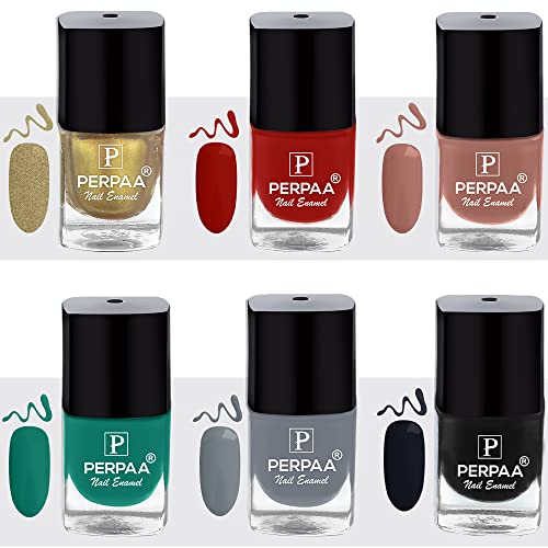 Golden, Deep Red, Grey, Nude, Green, Black