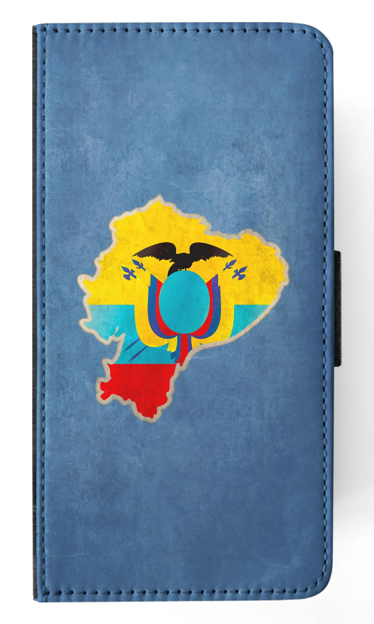 Ecuador Flag Flip Wallet Phone Case for Samsung Galaxy S23+ Plus - Stylish Protective Cover with Card Slots for Travel, Work & Daily Use