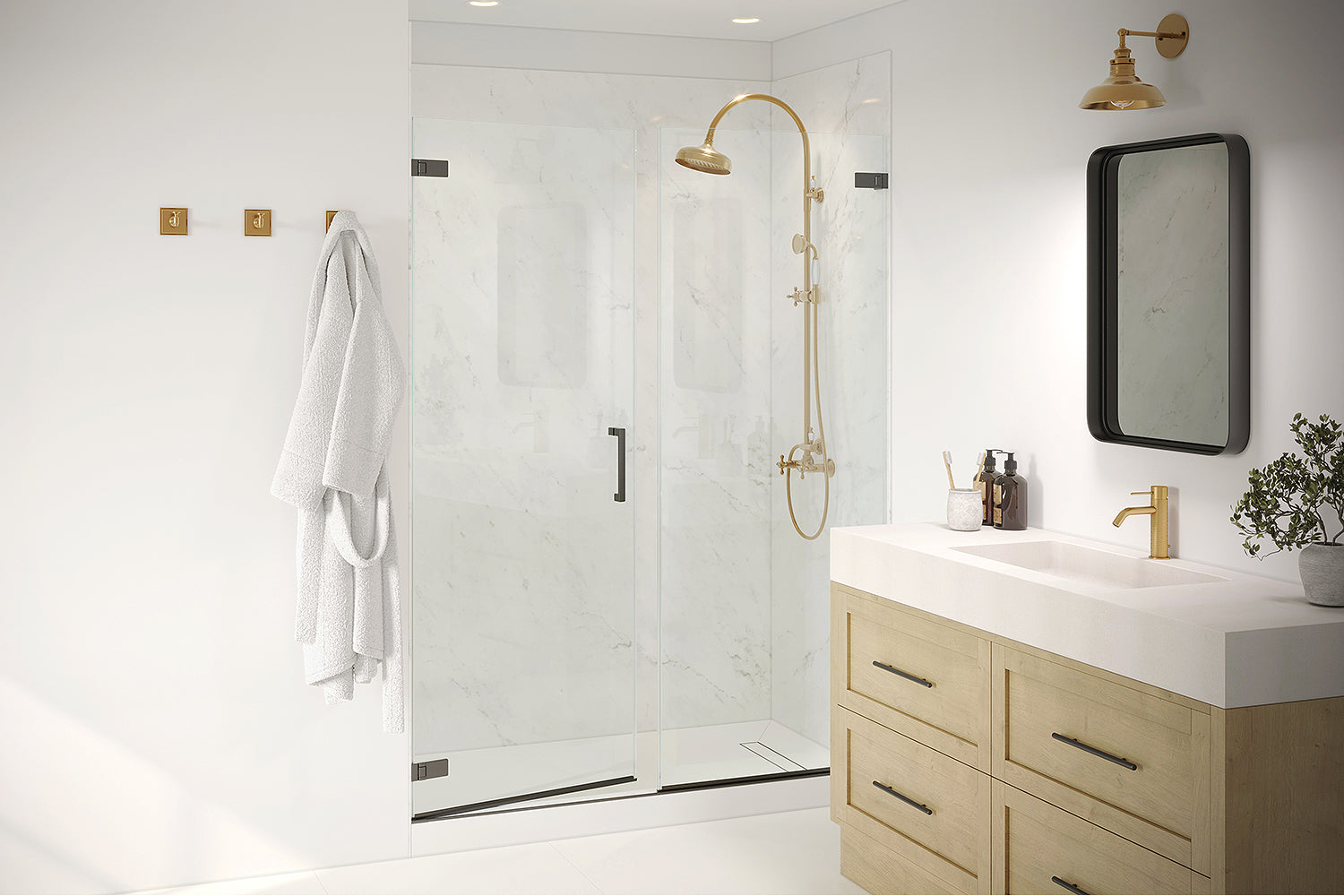 Corsica Gold Carrara Crest Ultracompact Marble Look Tile - Elegant & Durable for Kitchen Backsplash, Bathroom Walls & Flooring