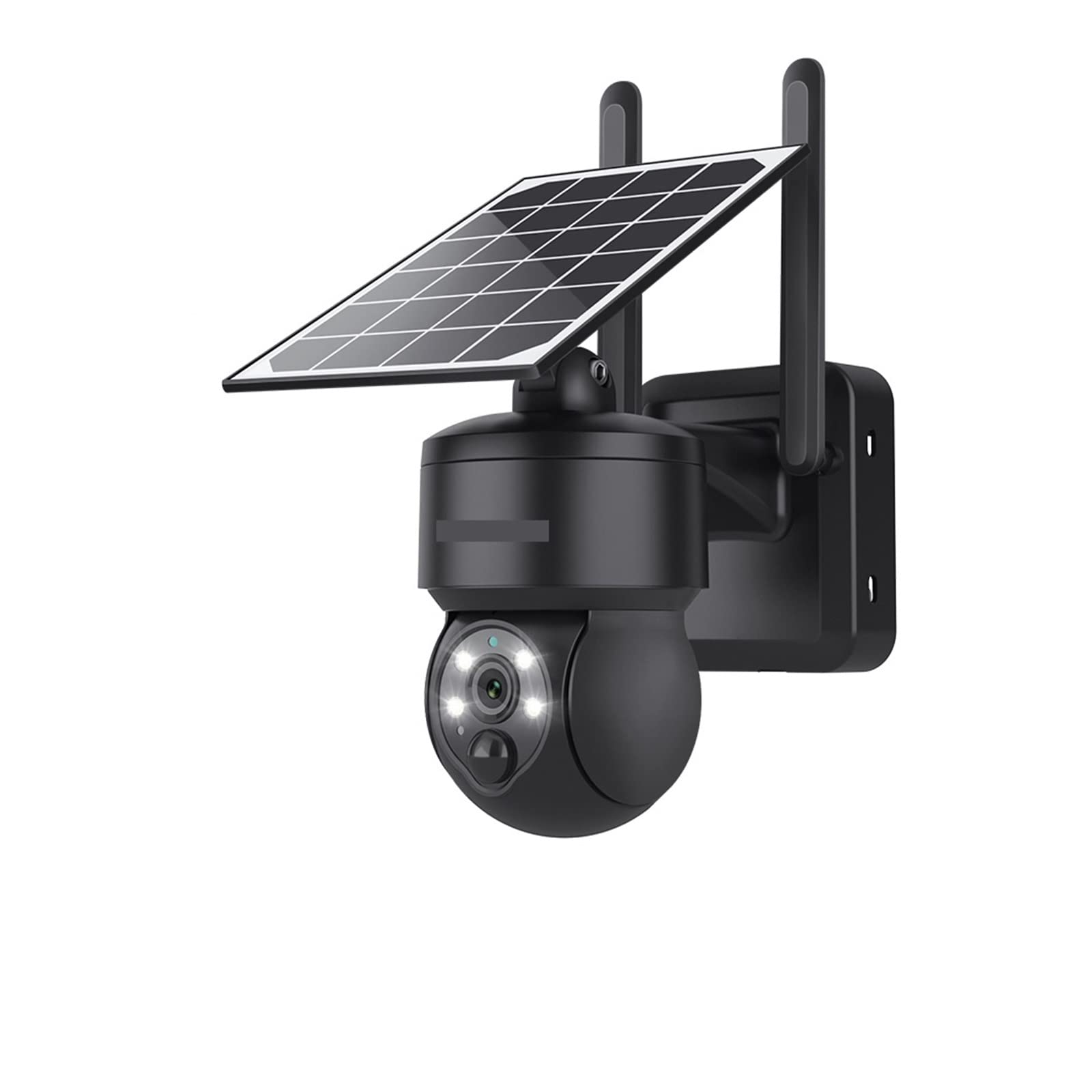 SilteD Solar Security Camera Outdoor - 3MP WIFI Wireless PTZ 4G SIM Solar Camera with Two-Way Audio & 32GB Storage - Weatherproof Battery Powered Surveillance for Home, Farm & Business Security (Black)