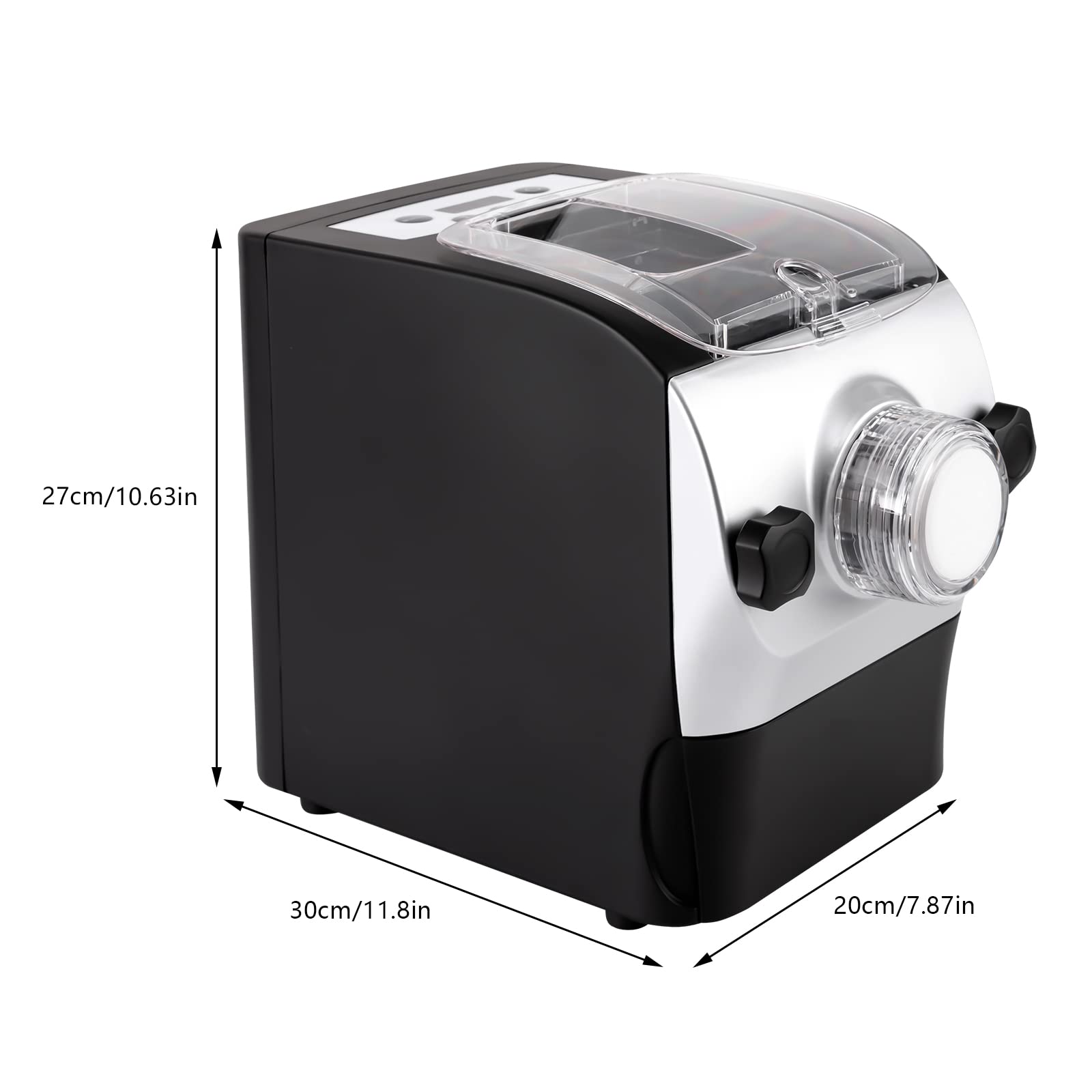 Electric Pasta Maker Machine with LED Display - 8 Pasta Shapes for Homemade Noodles, Dumpling Wrappers & More | Perfect for Italian Cuisine, Family Dinners & Home Kitchen Use