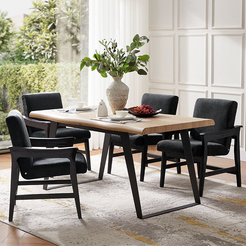 Modern Upholstered Counter Stool with Quick Shift to Dining Chair - Versatile Kitchen Island, Bar & Dining Room Seating for Home & Restaurant Use