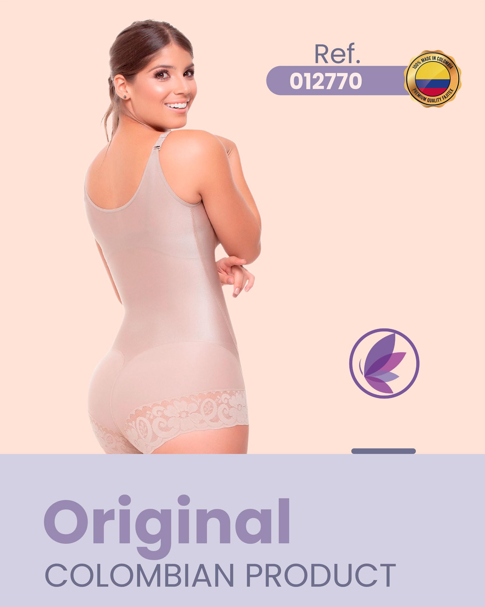 Fajitex High Compression Colombian Shapewear for Women - Tummy Control & Abdomen Slimming Fajas Moldeadoras - Perfect for Postpartum, Workouts & Everyday Wear