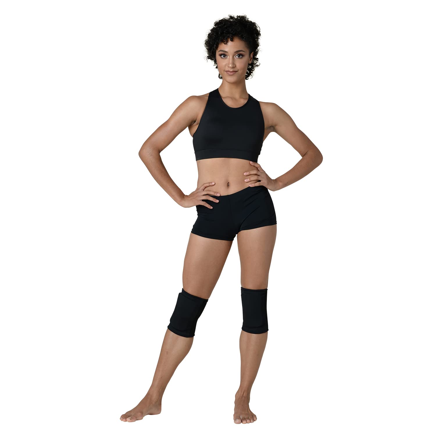 Danz N Motion Cheerleading & Dance Knee Pads - Shock Absorbing Knee Protection for Cheerleaders, Dancers & Gymnasts - Perfect for Practice, Performances & Competitions