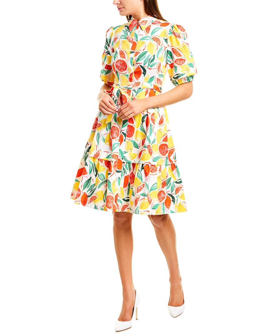 Donna Morgan Women's Short Sleeve Poplin Shirt Dress - Casual Summer Office Wear & Weekend Outfits