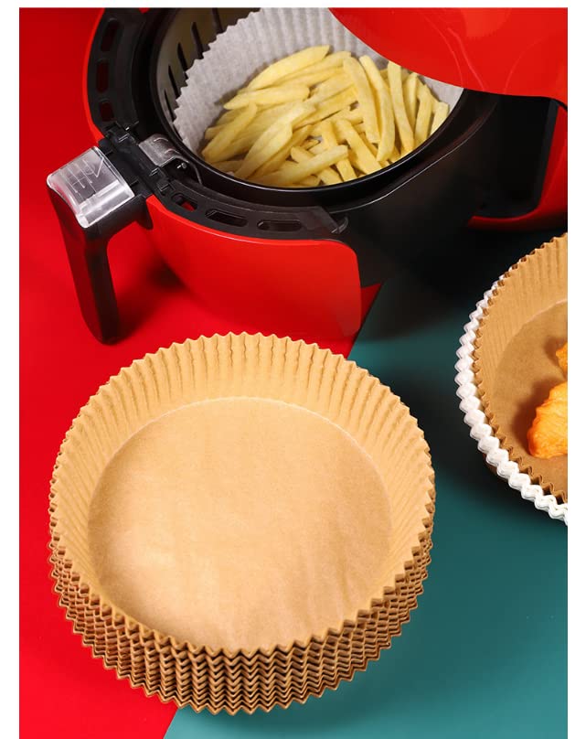 1000 Pcs Air Fryer Disposable Paper Liners - Non-Stick Unbleached Parchment Sheets for Frying, Baking, Cooking & Roasting | Oil-Proof & Microwave Safe | Perfect for Air Fryers, Ovens & Meal Prep