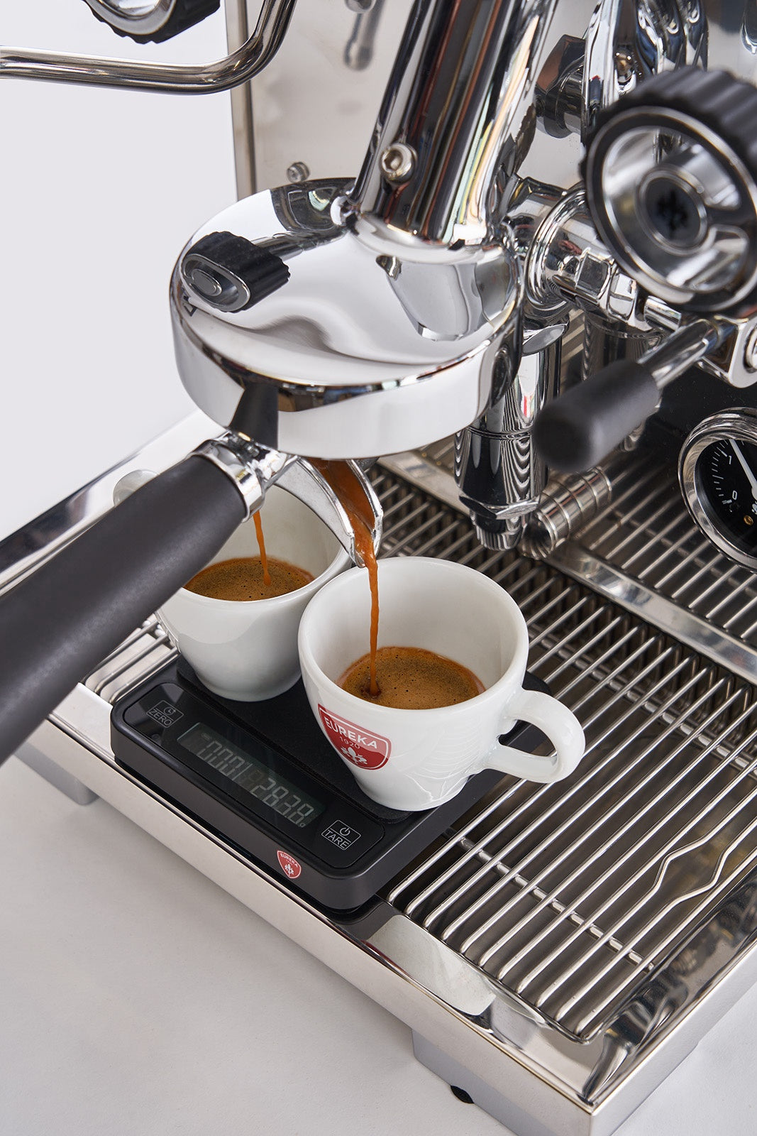 Eureka Pura V Espresso Machine - Professional Stainless Steel Coffee Maker for Home & Cafe | Perfect for Espresso, Latte & Cappuccino Lovers
