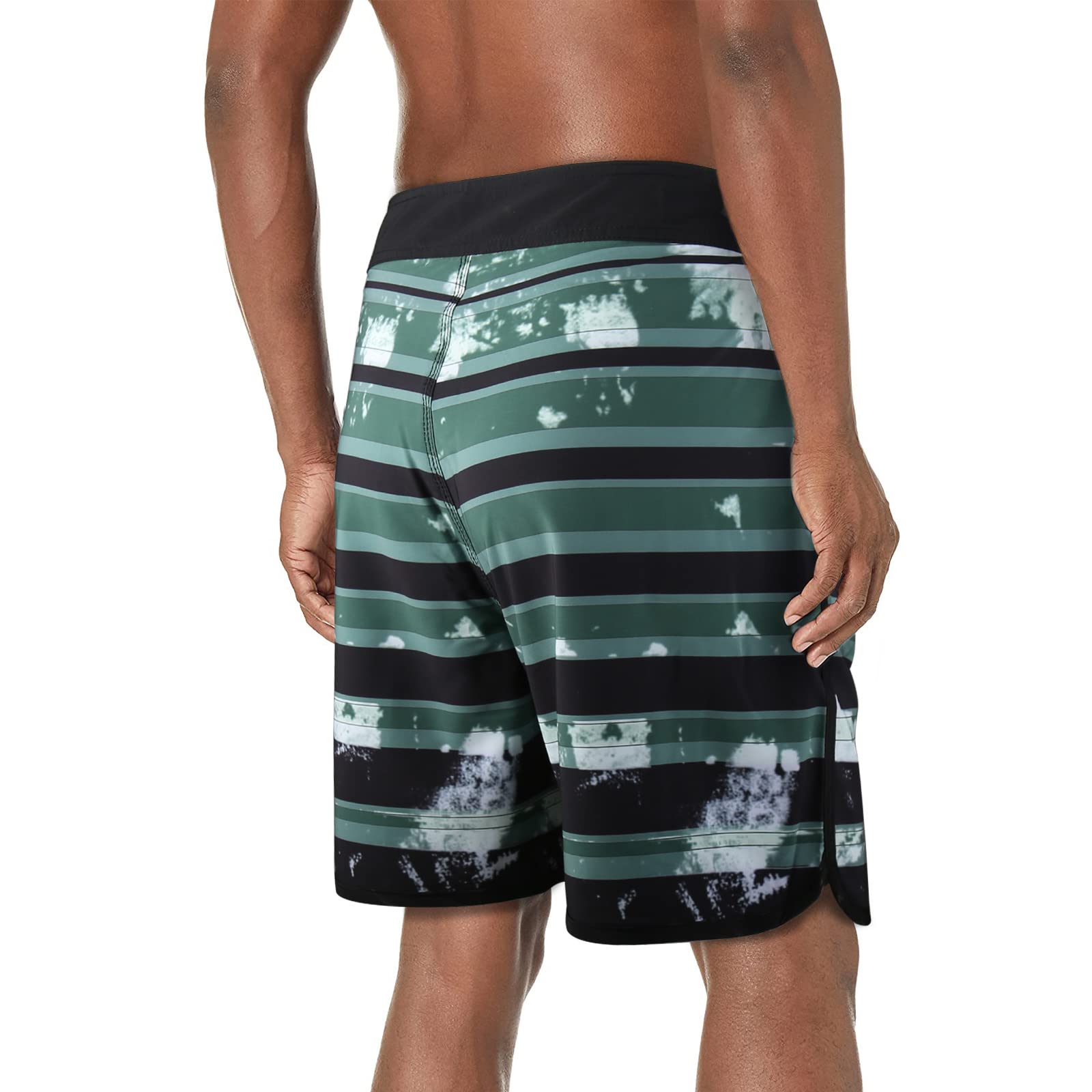 BOOMCOOL Men's Swim Trunks 2-Pack - Quick Dry Board Shorts with Funny Print | Beach, Pool & Vacation Swimwear for Summer Outdoor Activities