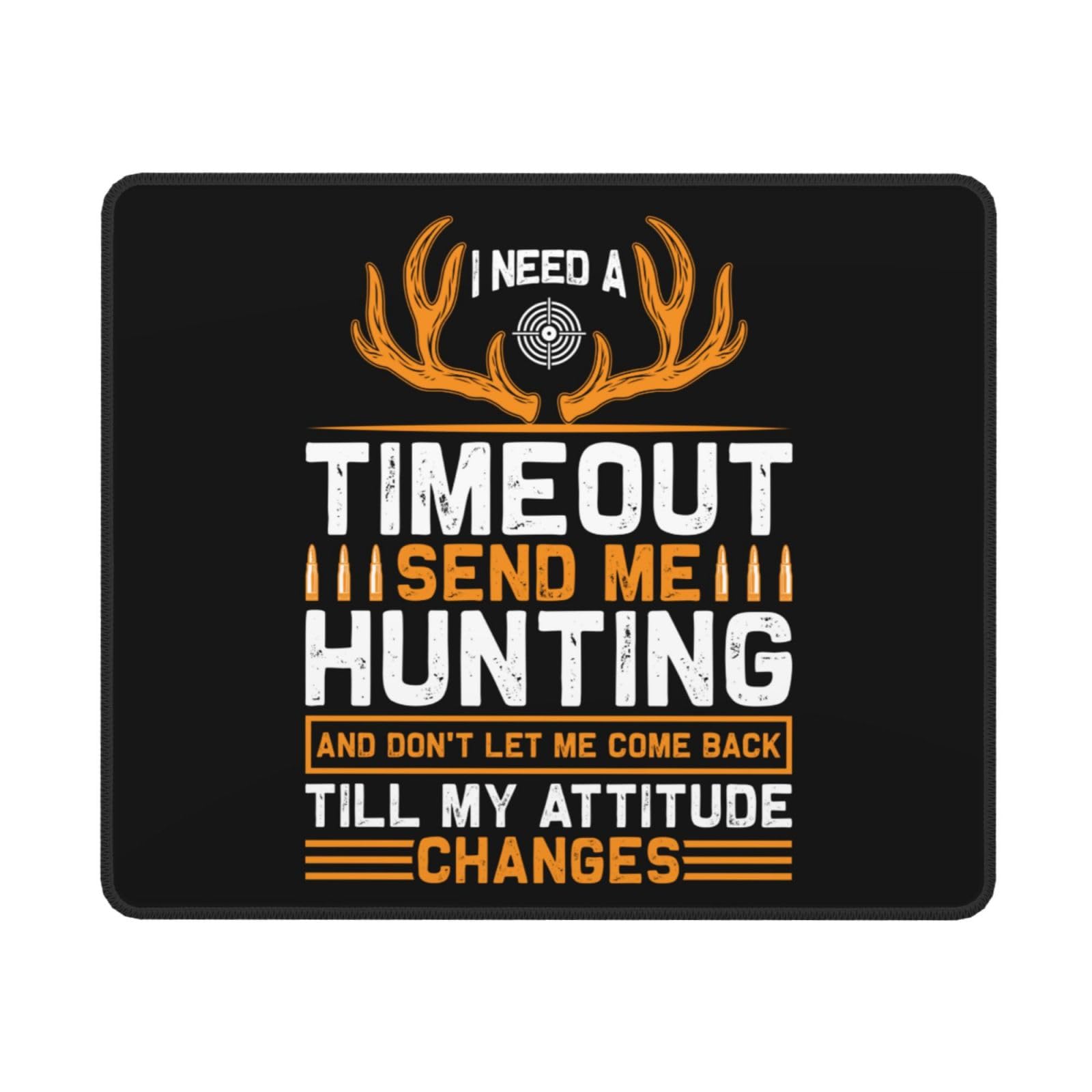 Waterproof Non-Slip Rubber Base Mouse Pad - 10x12 Inch Hunting Theme Gaming Mousepad for PC, Laptop & Office Use - Perfect for Gamers, Hunters & Outdoor Enthusiasts