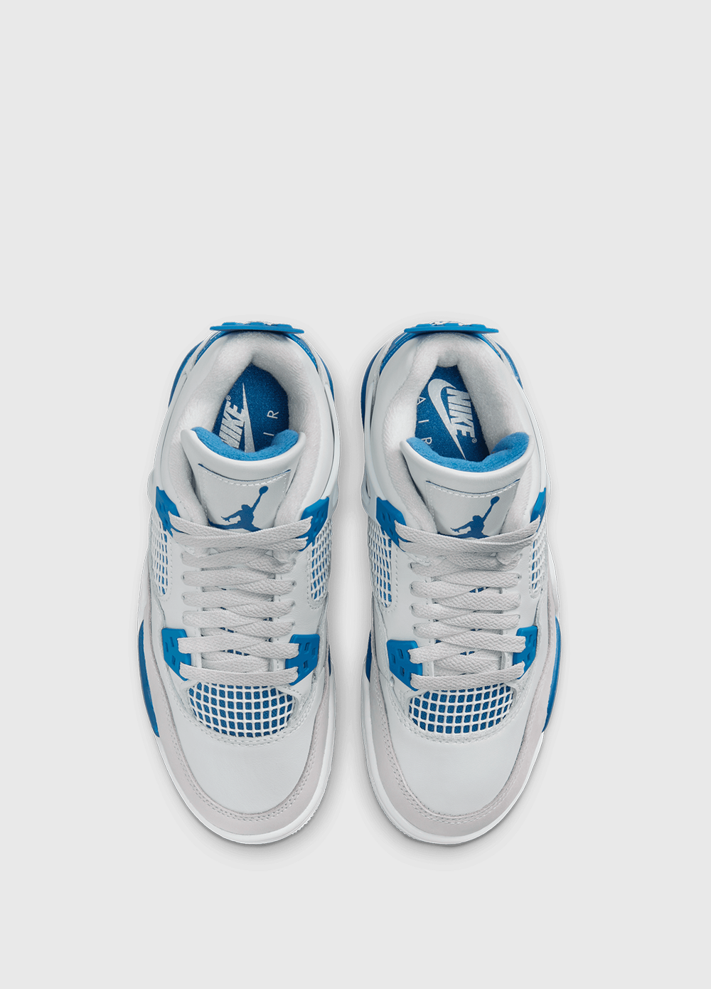 Air Jordan 4 Retro 'Industrial Blue' Basketball Sneakers for Girls (GS) - Comfortable Athletic Shoes for School, Sports & Casual Wear