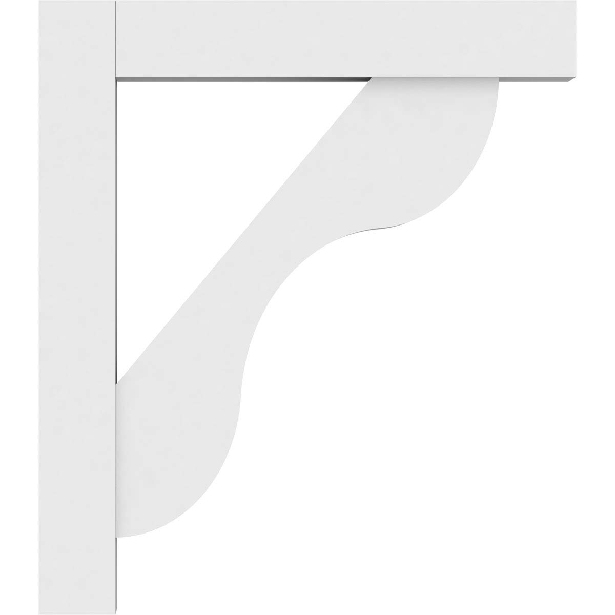 Ekena Millwork BKTP03X24X24CAR05 3