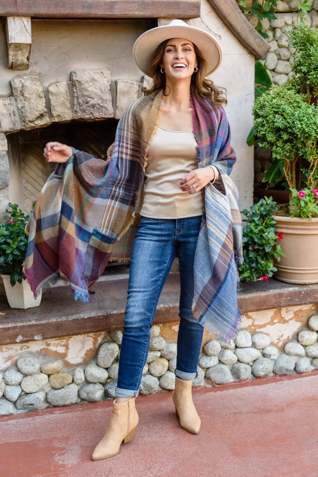 Basic Long Sleeve Top in Sand - Comfortable Casual Women's Shirt for Everyday Wear, Work & Outfits