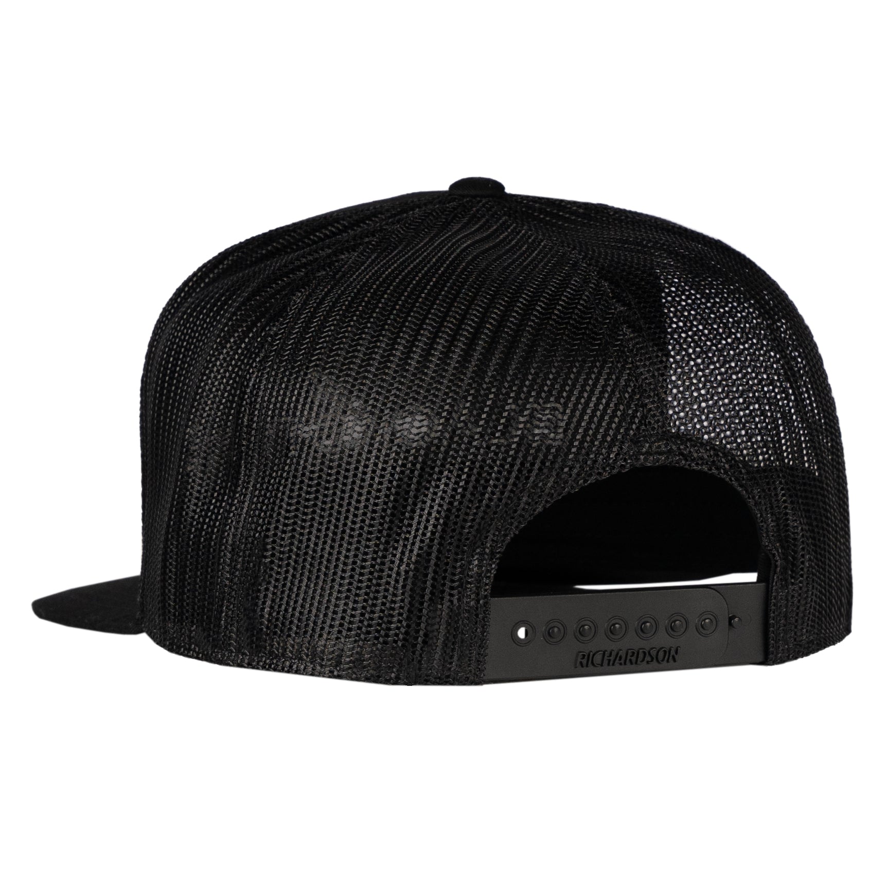 Blackstone Embroidered Black Flat Panel Hat - Stylish & Comfortable for Outdoor Activities, Sports, and Casual Wear