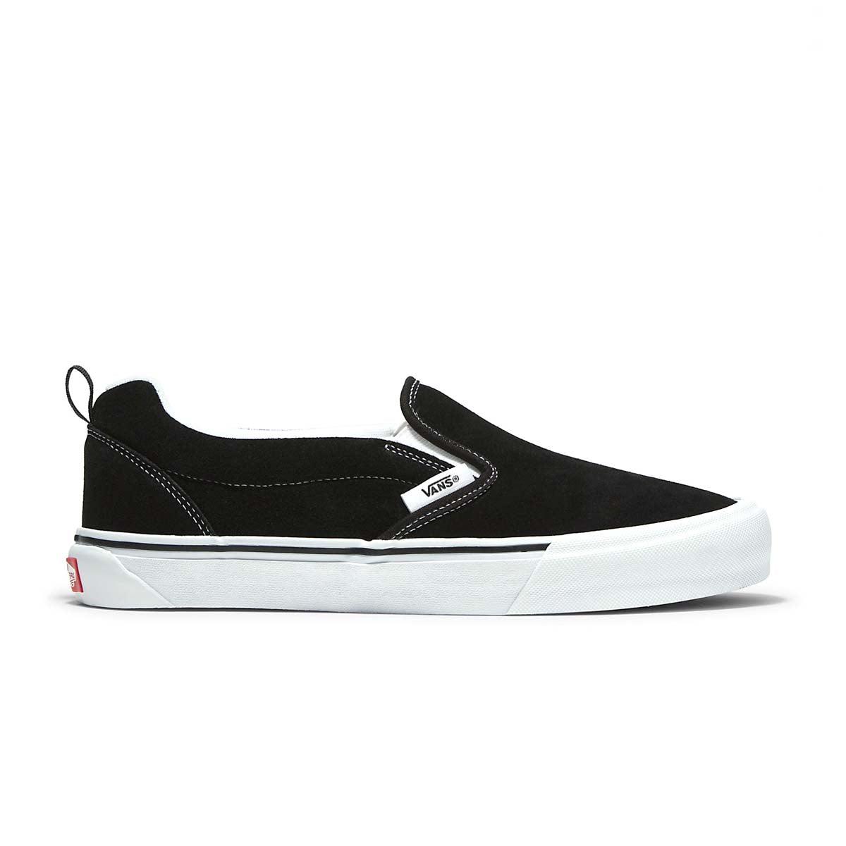 Knu Slip 'Black True White' - Comfortable & Stylish Slip-On Shoes for Men & Women - Perfect for Casual Wear, Work, and Everyday Use