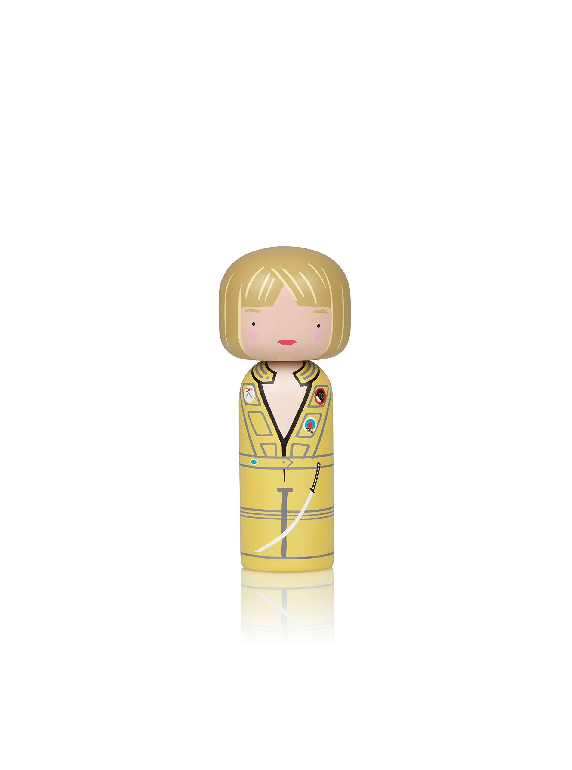Japanese Kokeshi Doll - Kill Bill The Bride Collectible Figure - Perfect for Anime Fans, Movie Memorabilia & Home Decor