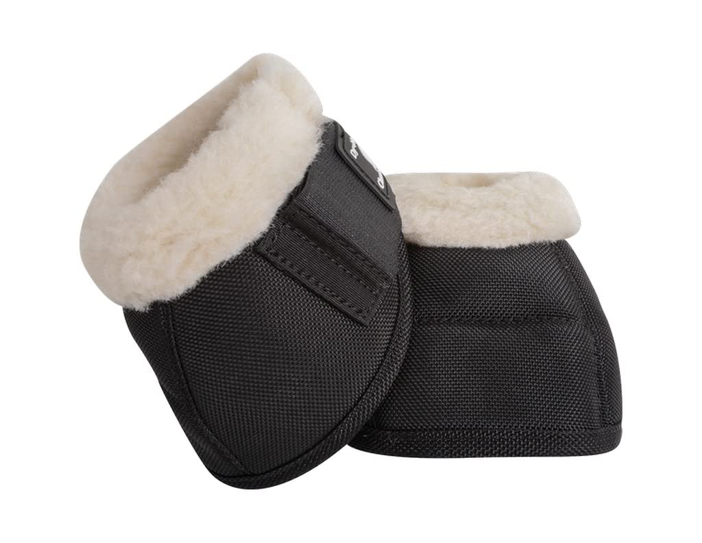 Classic Equine Dyno Fleece Bell Boots for Horses - Soft & Durable Horse Leg Protection for Riding, Training & Stable Use