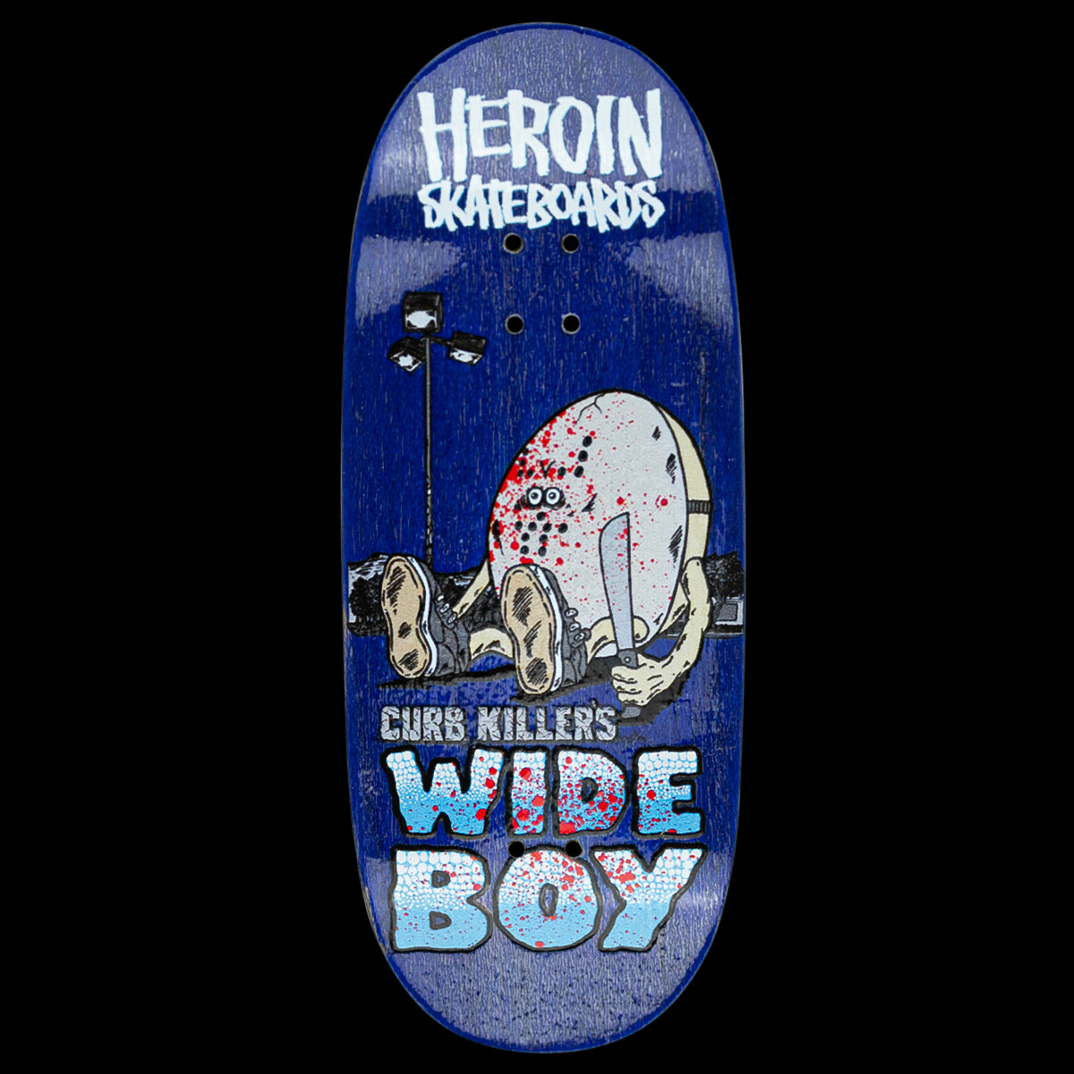 Maple Labs Fingerboard Deck - Curb Killer Wideboy | Premium Skateboard Mini Deck for Tricks & Stunts | Perfect for Indoor Skate Practice & Collectors