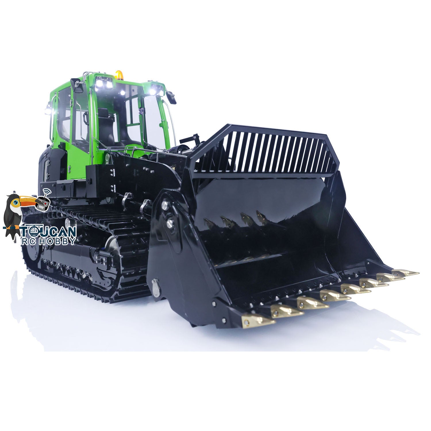 1/14 Scale LESU Metal RC Hydraulic Loader 636 Remote Control Tracked Car with PL18EV Lite Light & Sound System, ESC Servo - Perfect for Construction Site Play, Off-Road Adventure & RC Hobby Enthusiasts