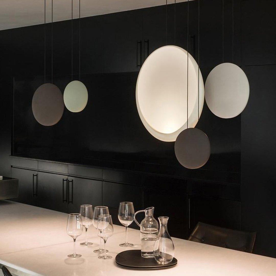 Cosmos Pendant Light Fixture - Modern Ceiling Hanging Lamp for Kitchen Island, Dining Room, Bedroom & Living Room Decor