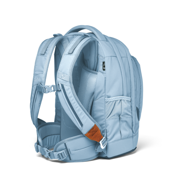 Satch Pack Nordic Ice Blue Backpack - Waterproof Travel Laptop Bag for Men & Women, Perfect for Hiking, Commuting, and Business Trips