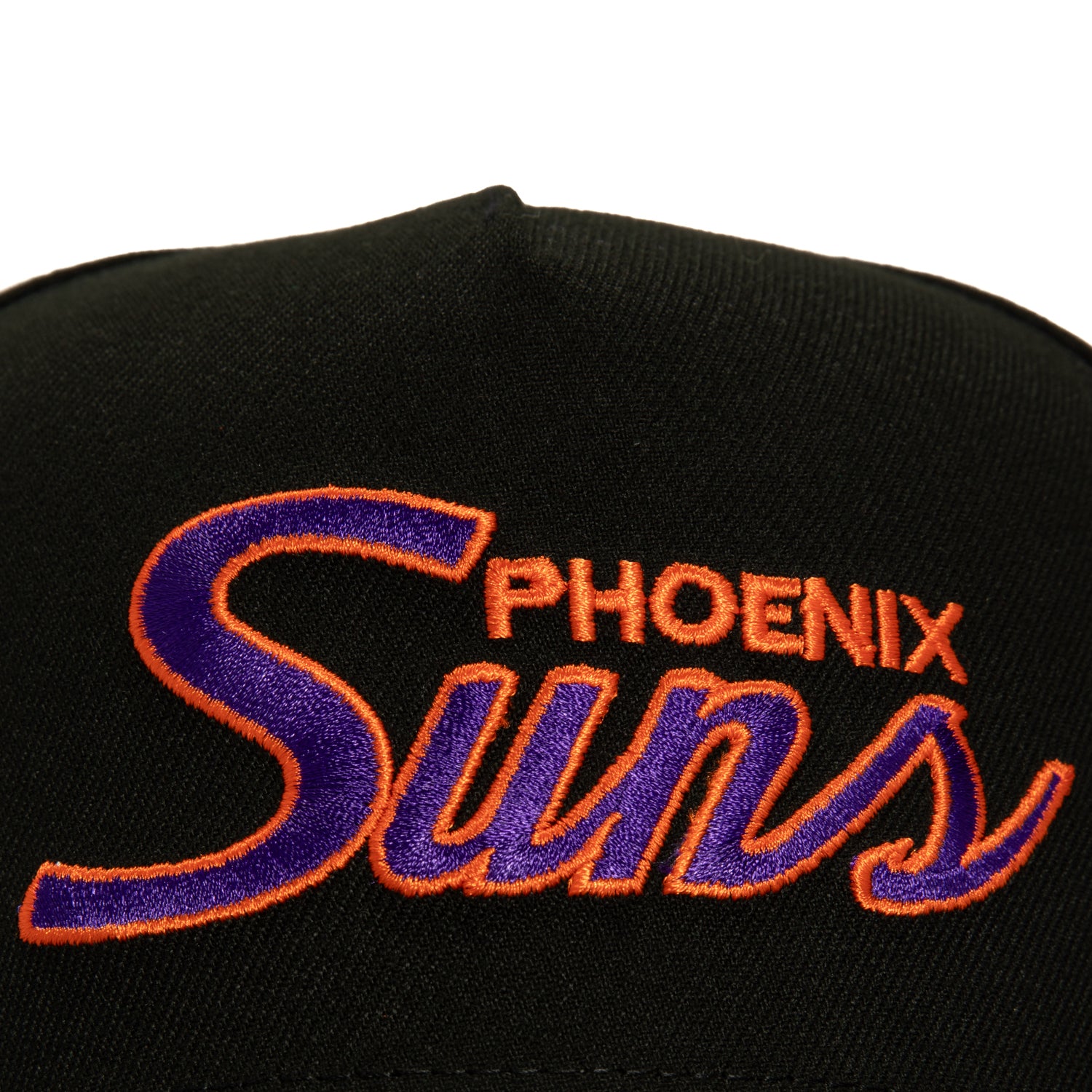 New Era 9Fifty A-Frame Phoenix Suns NBA Logo Patch Snapback Hat - Black | Official NBA Merchandise for Basketball Fans, Streetwear & Sports Fashion