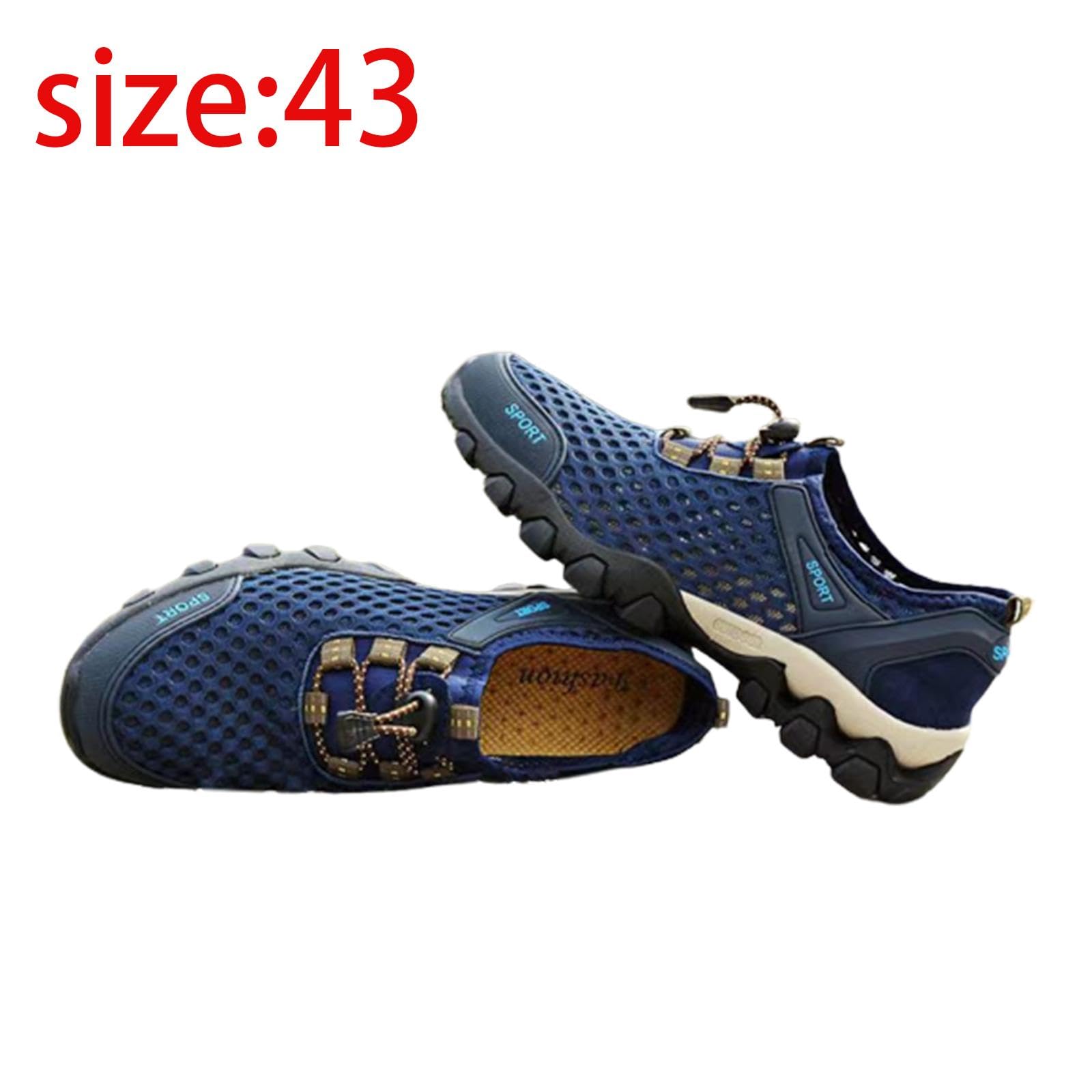Rockible Men's Hiking Shoes - Lightweight Outdoor Trail Running Shoes for Men - Breathable Athletic Walking Shoes for Summer - Perfect for Camping, Trekking & Daily Wear