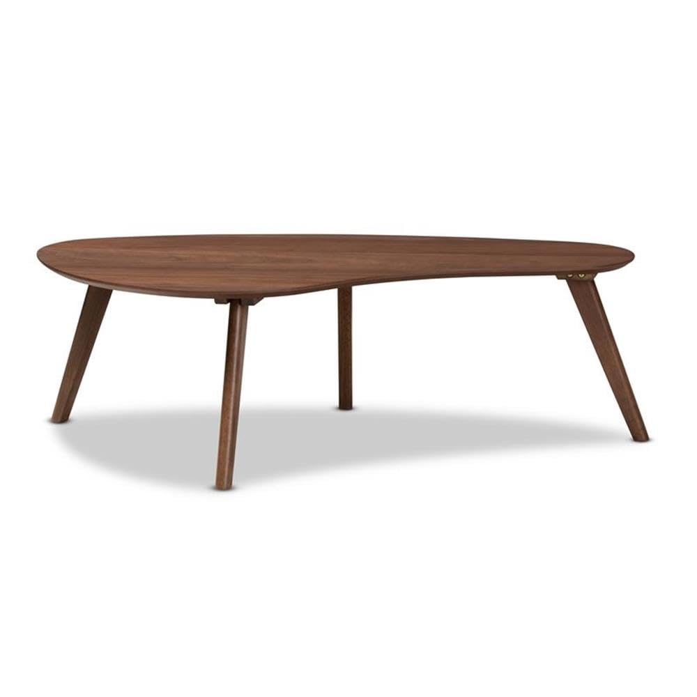 Allora Modern Brown Wood Coffee Table - Stylish Living Room Centerpiece for Home Decor & Entertaining