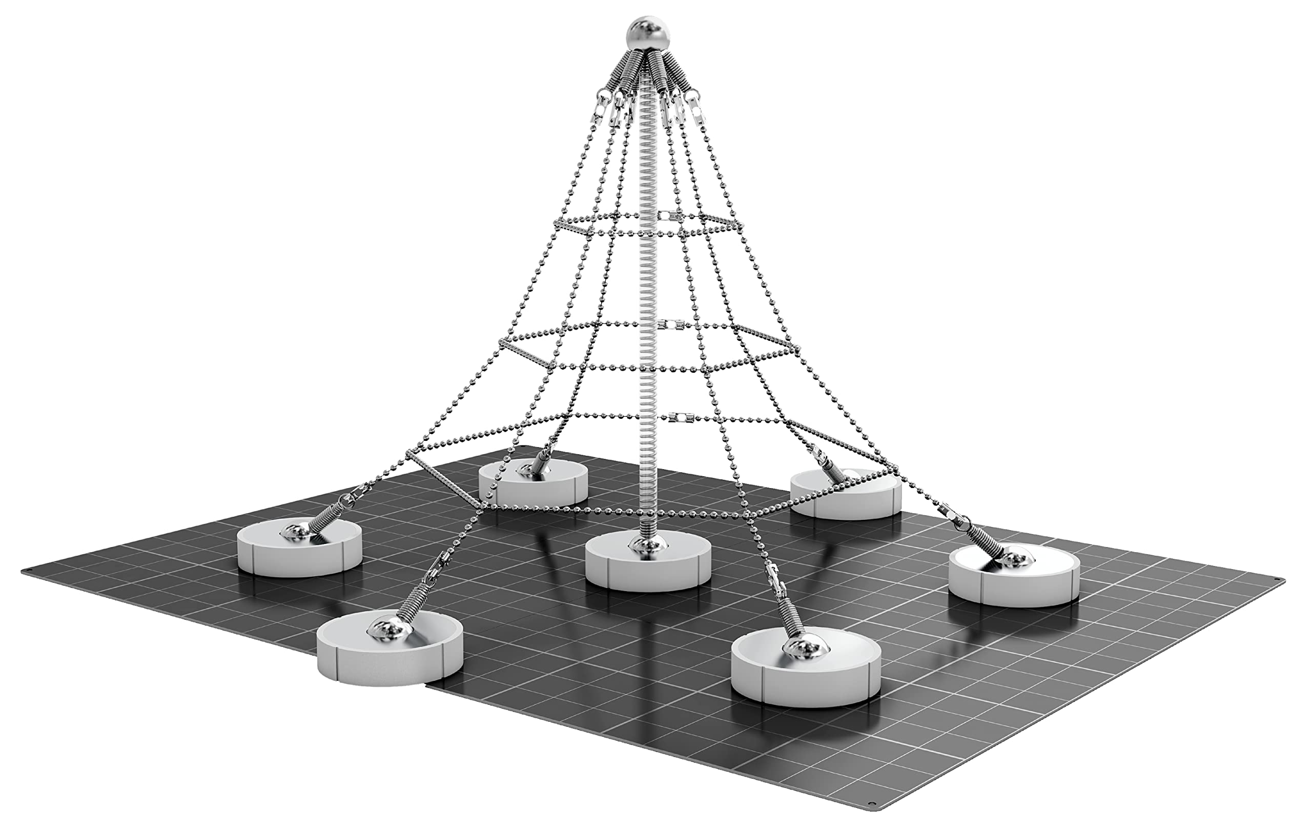 Mola Structural Kit 3 - 205 Piece Magnetic Modular Building Set for STEM Learning, Engineering & Architecture Education with Practical Guide - Perfect for Classroom Projects, Creative Play & Hands-On Learning