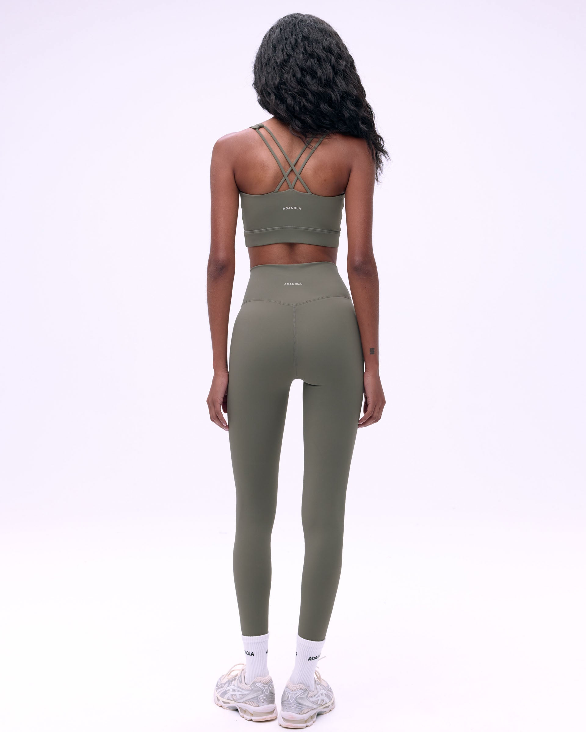 Ultimate Cross Back Bra - Olive Green Sports Bra for Yoga, Running & Workouts - Comfortable & Supportive Activewear