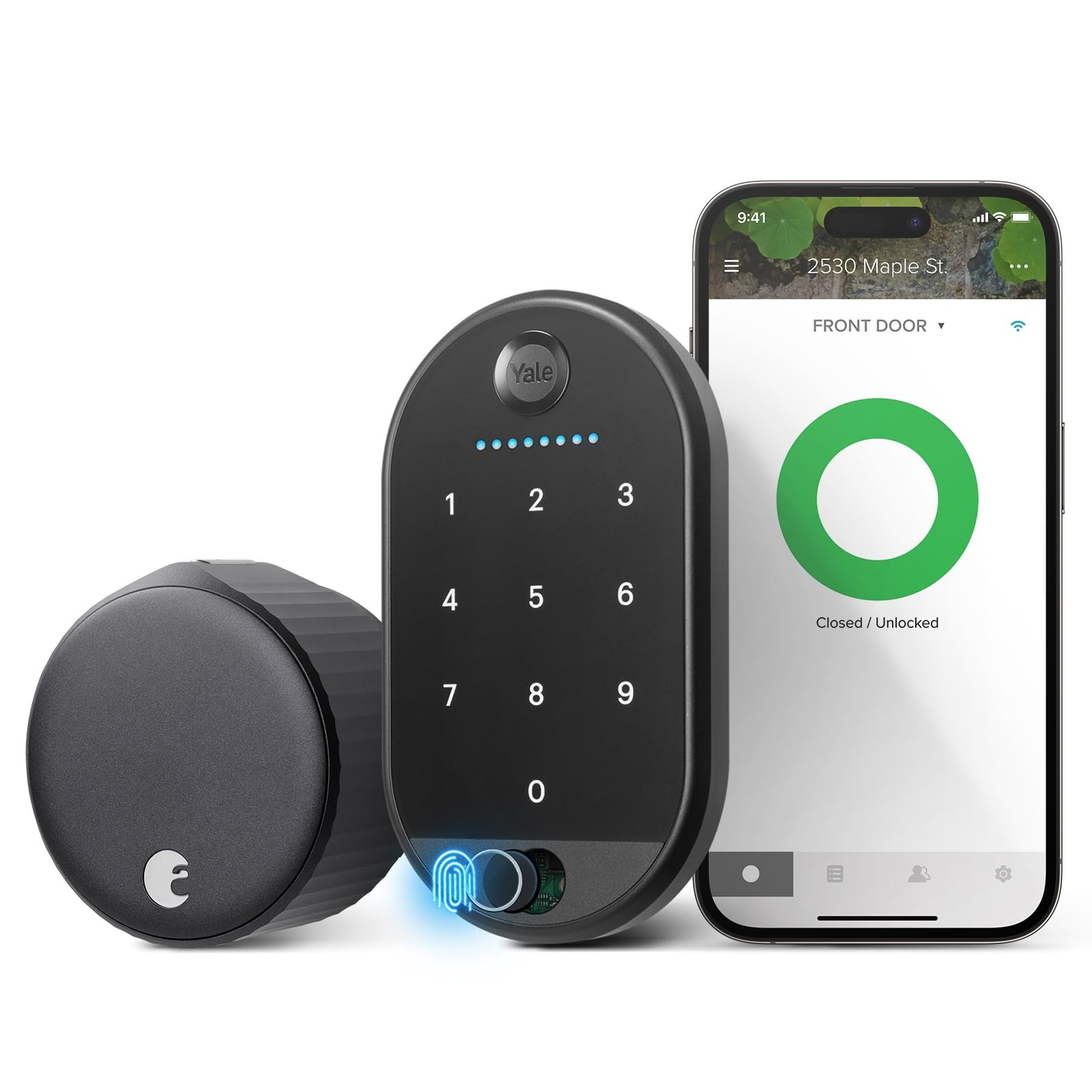Yale August Wi-Fi Smart Lock with Keypad Touch - Keyless Entry, Remote Access & Auto-Lock - Black | Secure Your Home & Vacation Rental Properties