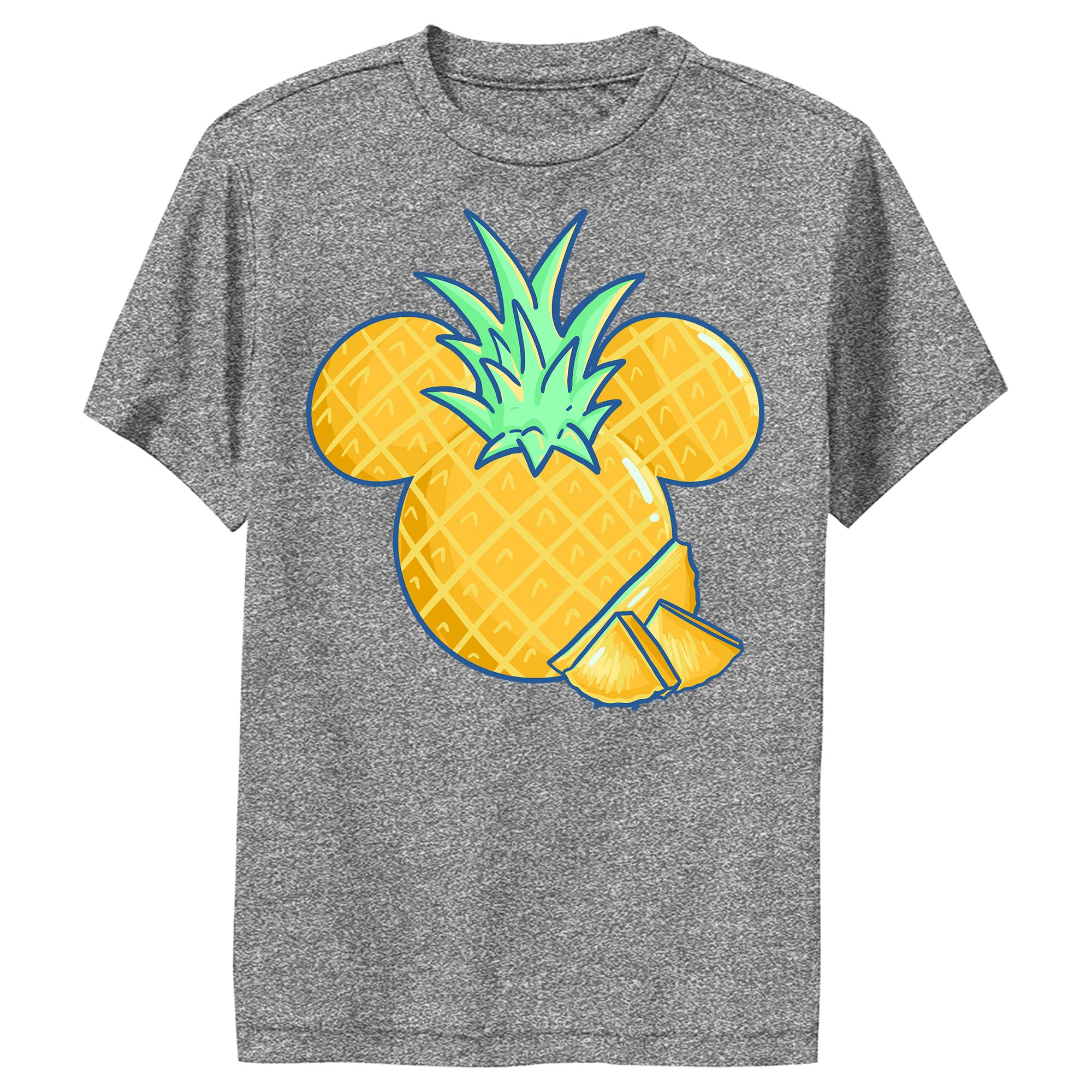 Disney Pineapple Boy Performance T-Shirt for Kids - Soft & Breathable Cotton Tee for Play, School & Everyday Wear